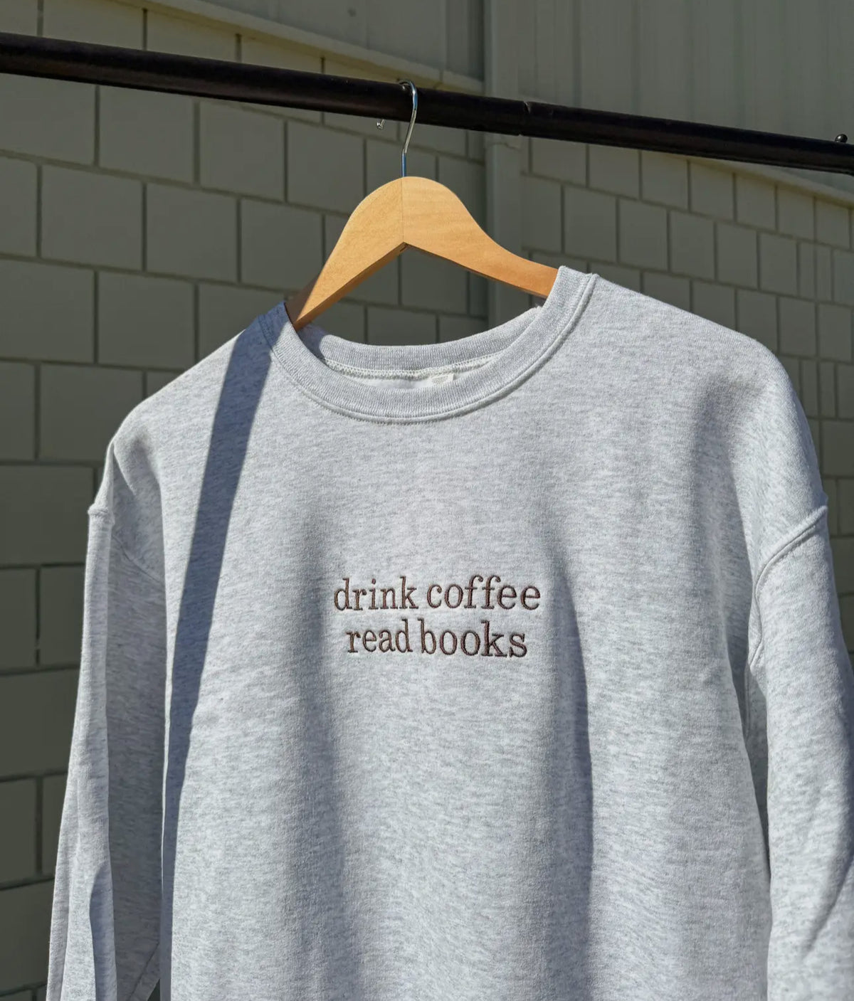 Drink coffee read books Crew