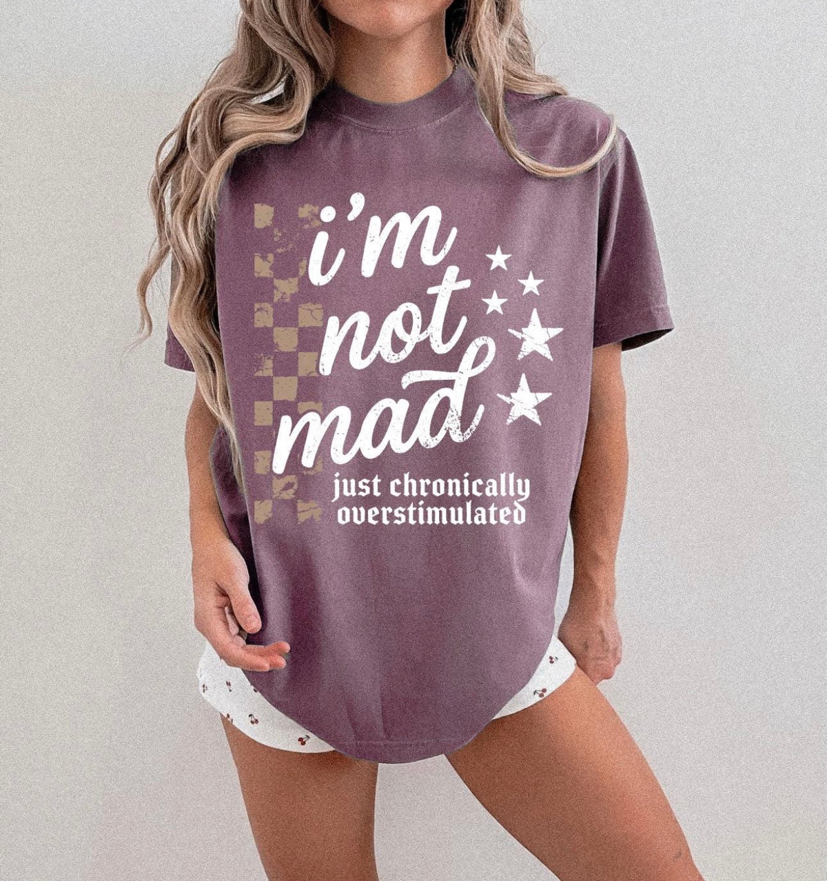 I'm not mad cc tee