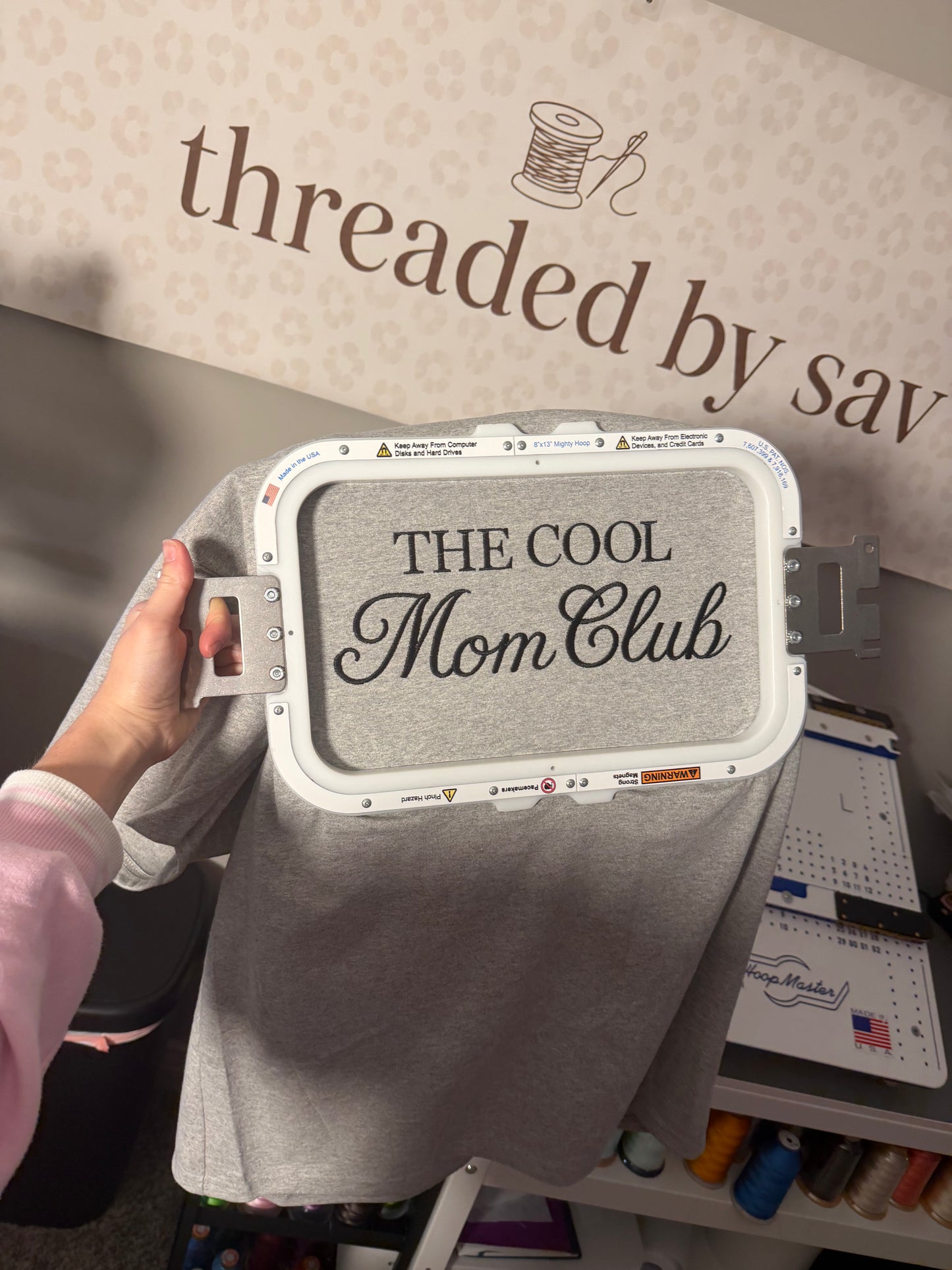 The cool mom club oversized tee