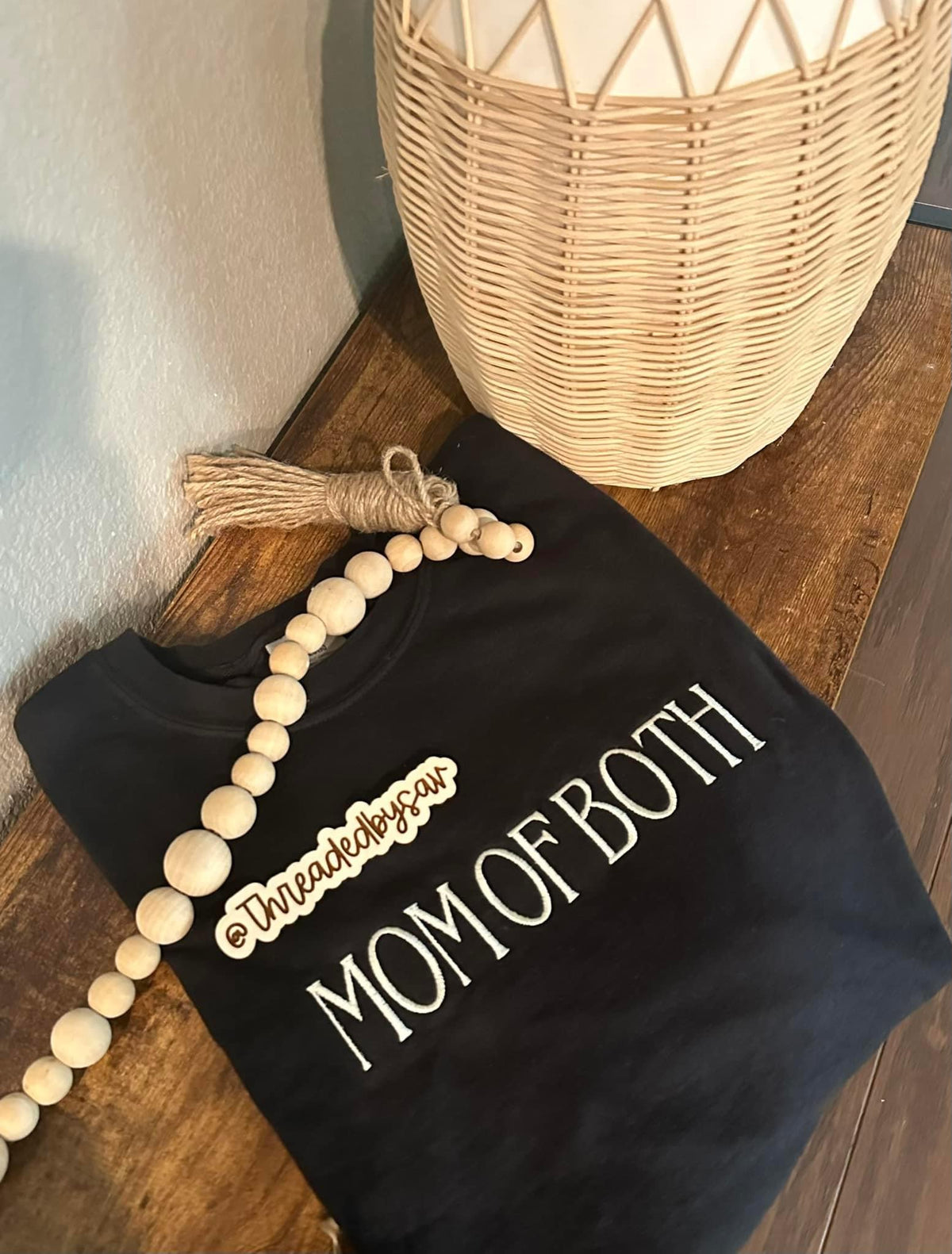 Mom of both comfort color short sleeve