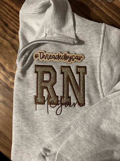 Glitter Custom Quarter Zip