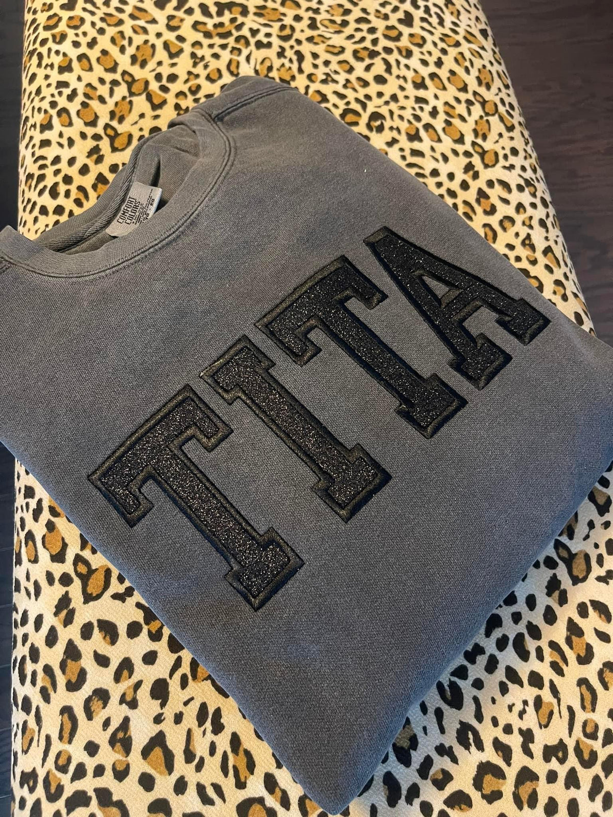 Custom Comfort Colors embroidered Crew