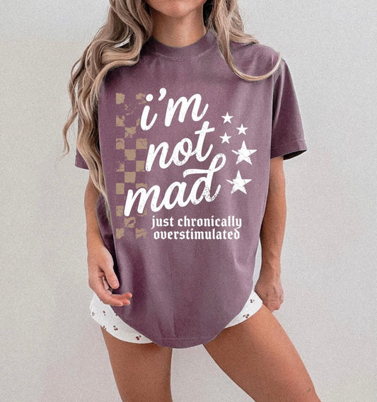 I'm not mad cc tee