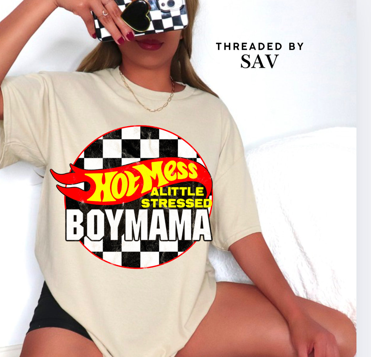 Boy Mama Tee  {comfort color}