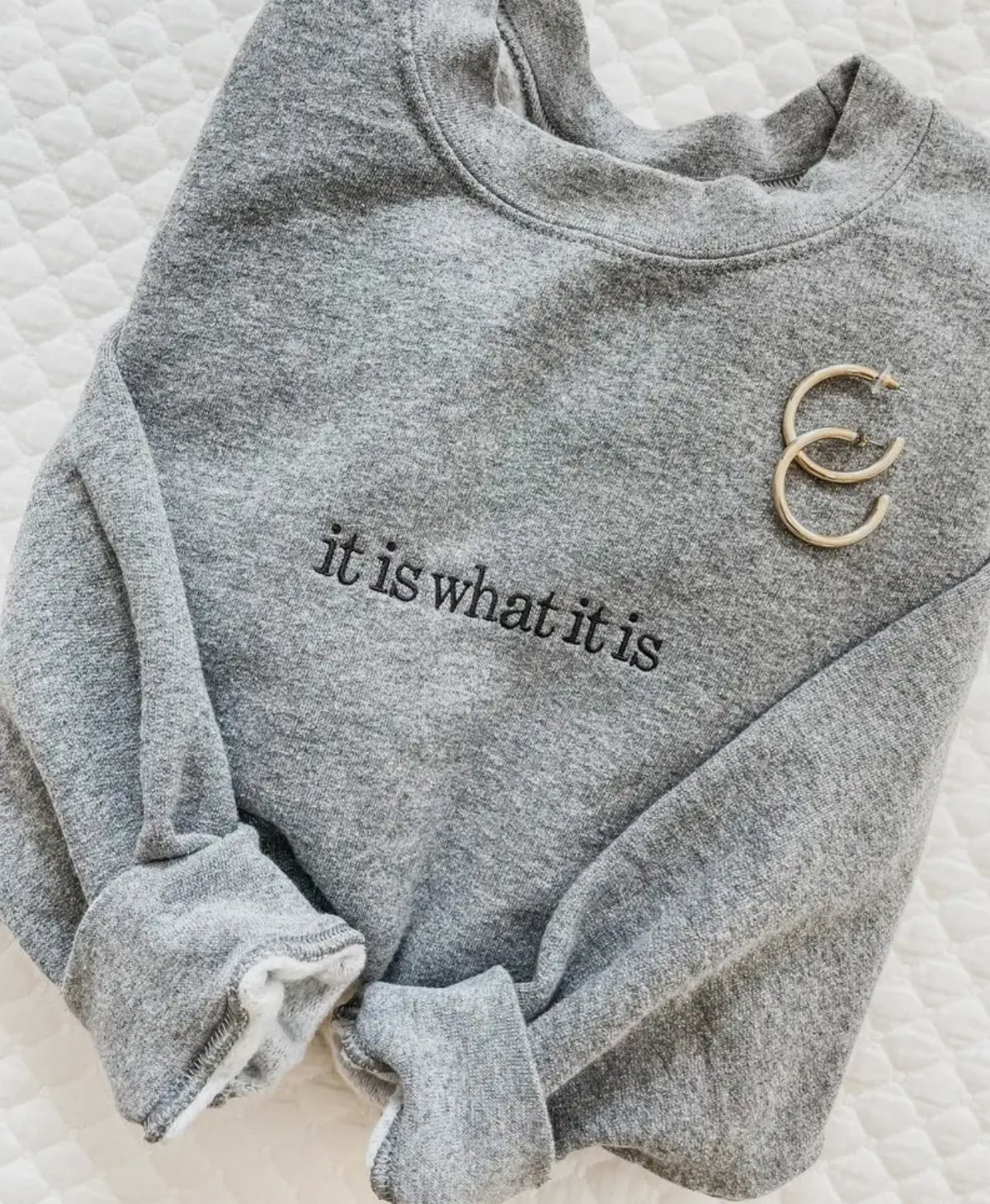 It is what it is crewneck