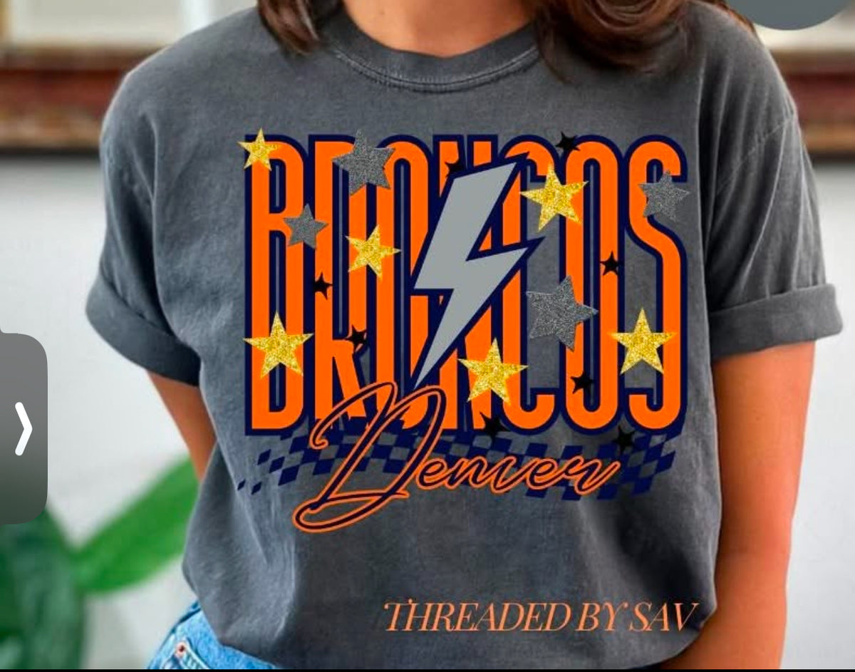 Comfort Color Broncos Tee