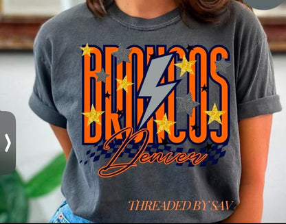 Comfort Color Broncos Tee