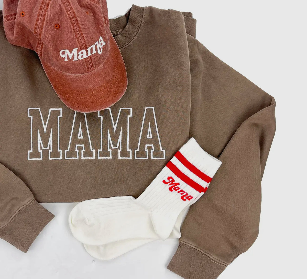 Pigment Dyed Crewneck Mama