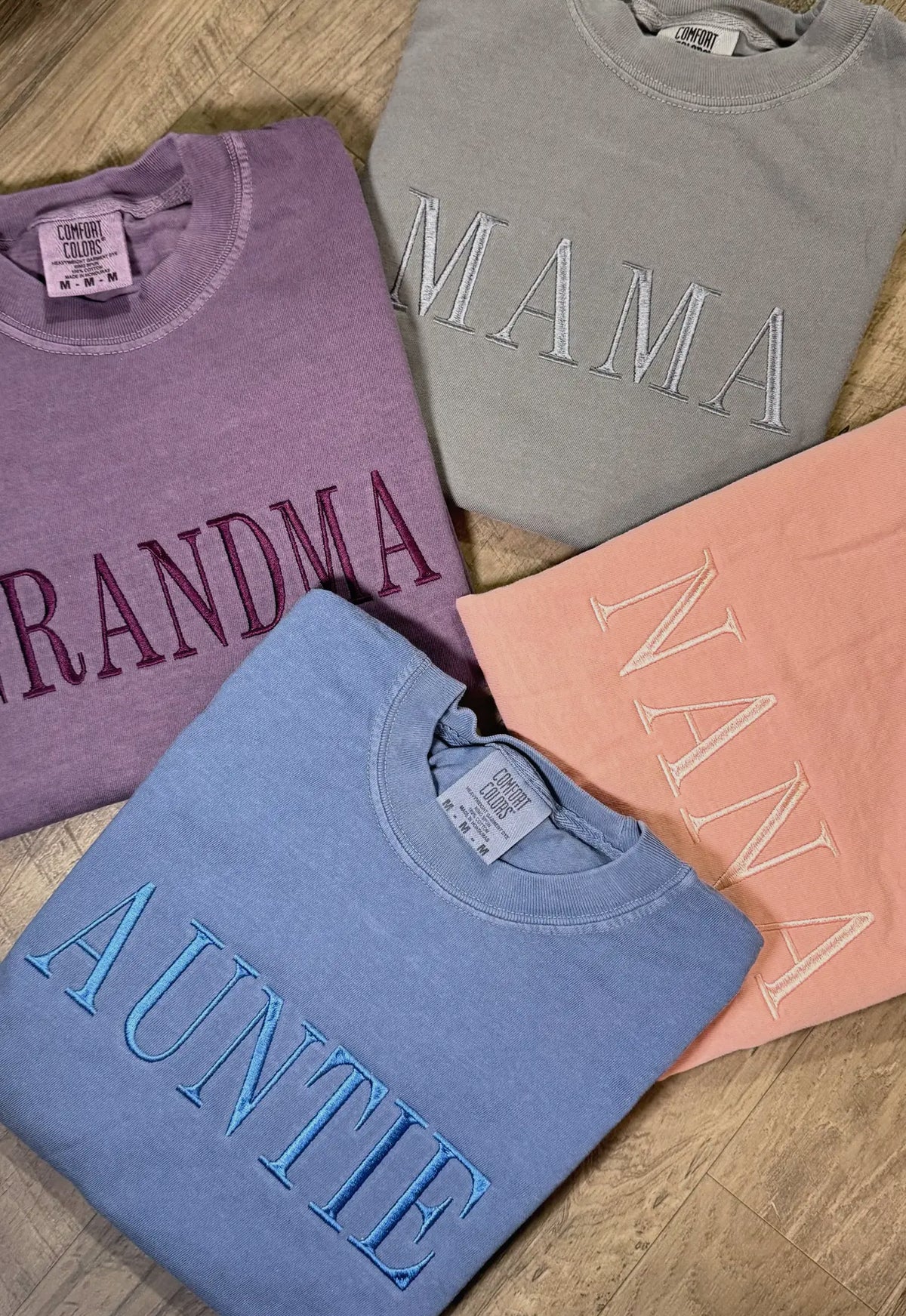 Comfort Color Embroidered Custom Tee