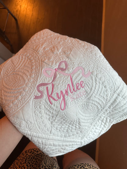 Personalized Baby Quilt