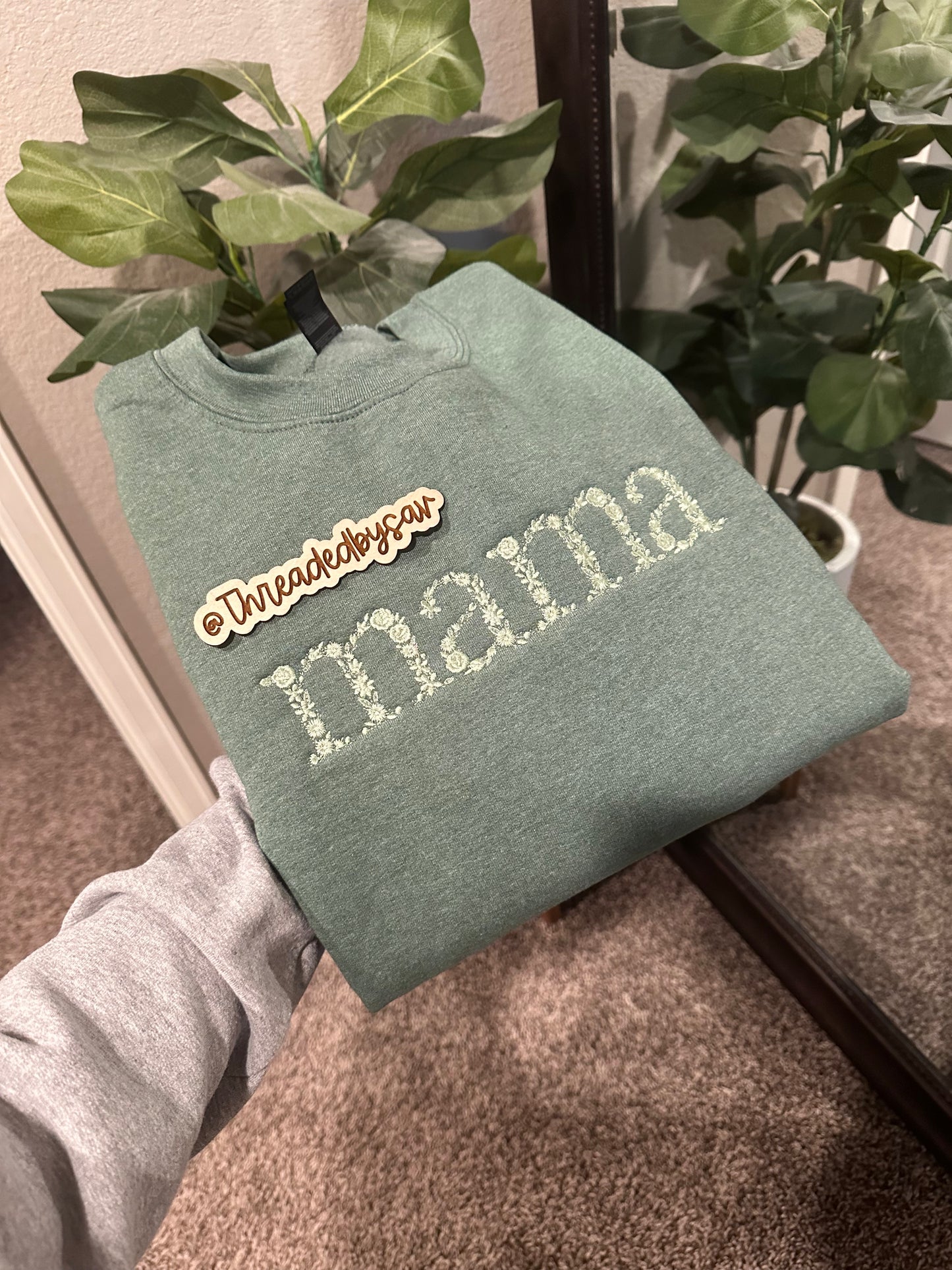 Floral mama crew