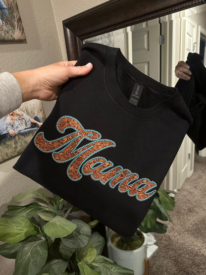 Western mama crewneck