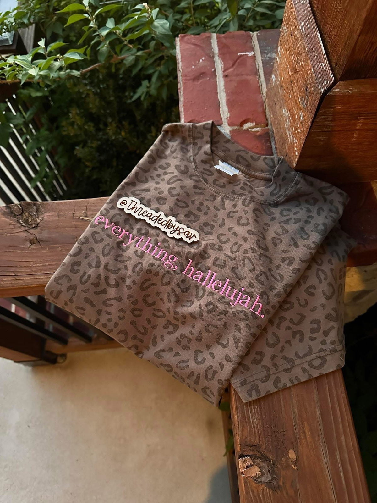 Black & Brown Leopard Custom Tees