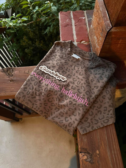 Black & Brown Leopard Custom Tees